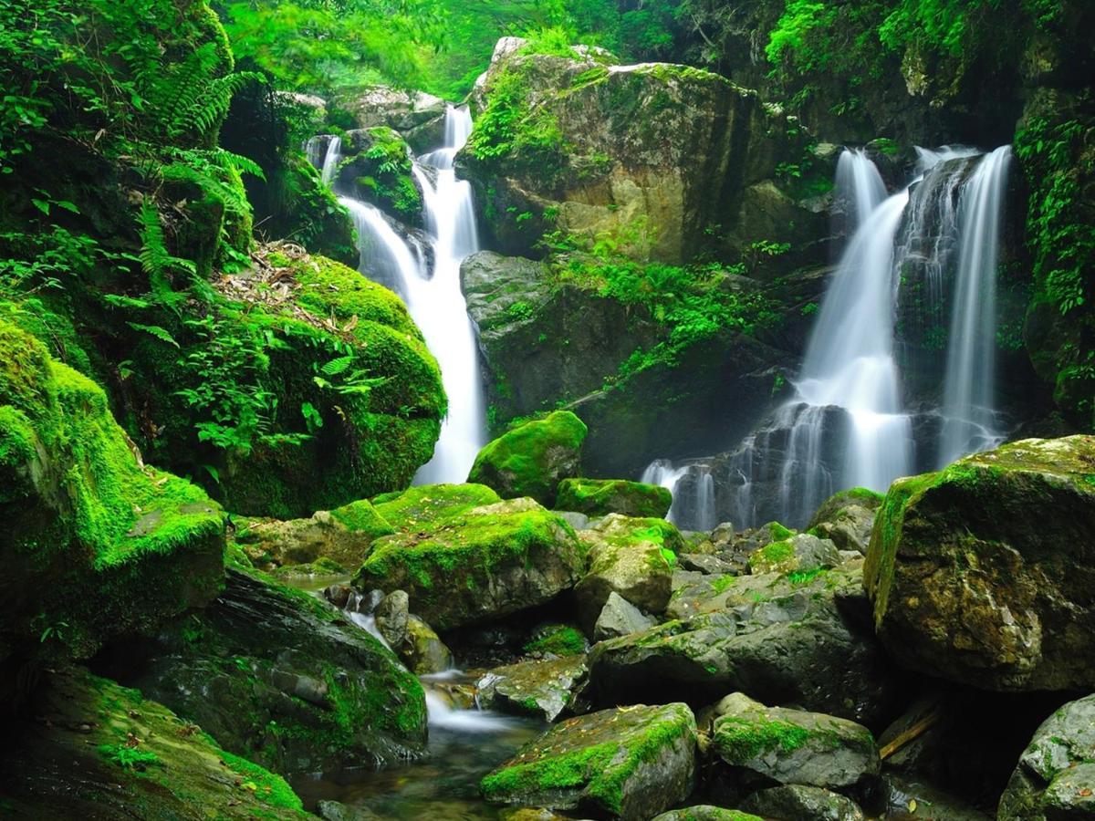 Отель Momijigawa Onsen Naka Экстерьер фото