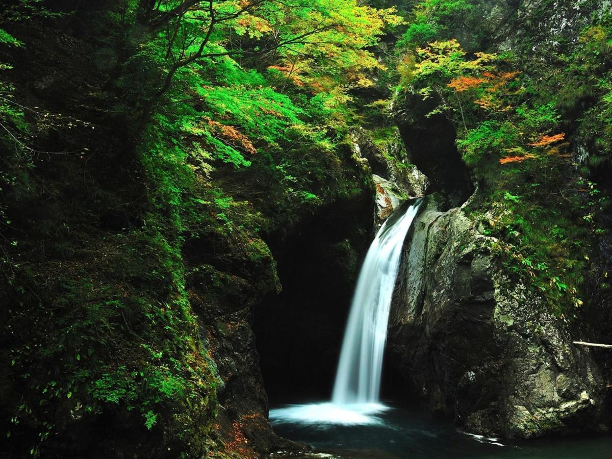 Отель Momijigawa Onsen Naka Экстерьер фото